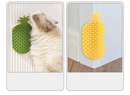 Cat Scratcher Massager Pet Hair Removal Massage Comb Kitten Wall Corner Self Cleaning Rubbing Grooming Brush Cats Accessories