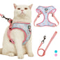 New Arrives Adjustable Soft Mesh With Fashionable Design Pet Harness And Leash Set