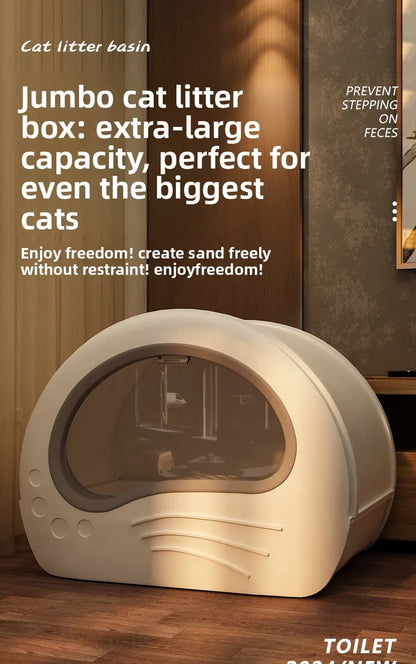 Self Cleaning Cat Litter Box Extra Large Fully Enclosed Drawer Dual Side Doors Odor Control  Cat Toilet Arenero Gato Pet Items
