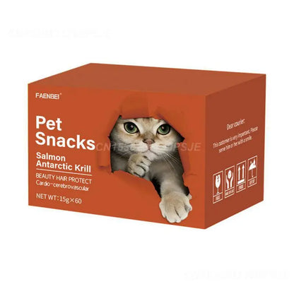 Faenbei Cat Snack Appropriate For All Ages Nutritious Snack Delicious Best Cat Snack Wholesome Bulk Box Cat Food Pet Food