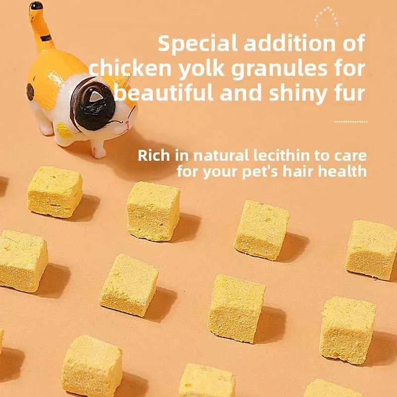 Family Bucket Chicken Freeze-Dried  Food for Adult And Kittens Plush  Treats Pet Supplies Dry Chicken Grain Snacks