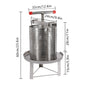 Manual Honey Press, Honey Extractor Machine, Beekeeping Tools for Home Use, Food Grade Stainless Steel Manual Honey Processor