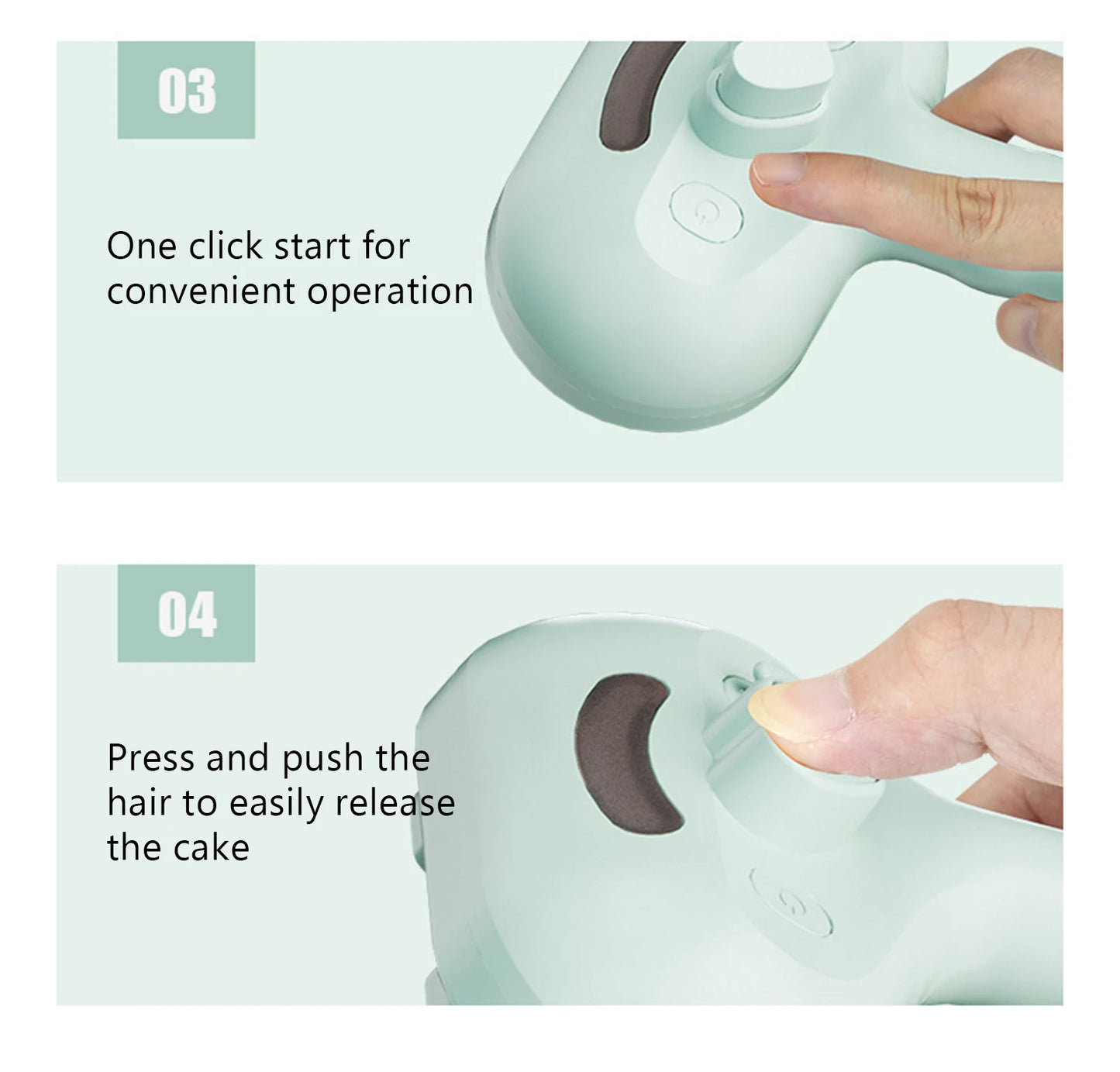 Dog Comb Pet Steam Massage Brush Safe Round Head Soft Teeth Spray Hair Removal Comb for Dog Universal for Cats Dogs Accessories