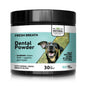 Dog Breath Freshener Dental Powder for Teeth Cleaning Plaque Off Dental Care for Dogs Tartar Remover for Teeth with Kelp Mint