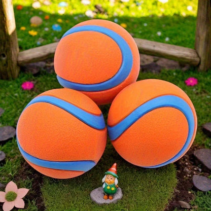 Dog Toy Ball Dog Fetch Ball Toy Tough Pet Ball Puppy Chew Toy Solid Elastic Jumping Ball Pet Accessories For Large Medium Small