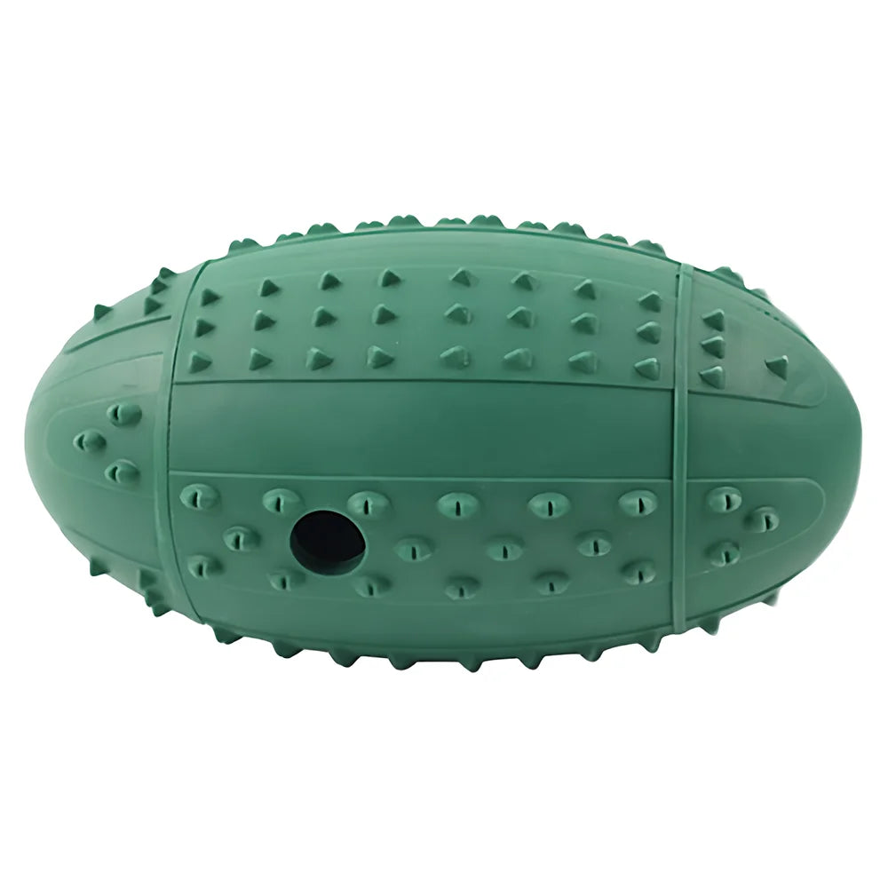 Christmas Puzzle Feeder Ball - Platinum Silicone Treat Dispenser with Bite-Proof Ridge & Natural Mint, Dishwasher Safe Dog Toy 