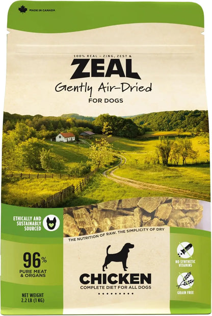 Canada Air-Dried Chicken Dog Food - High Protein, Grain Free, No Fillers, Natural Superfoods (2.2 lb)