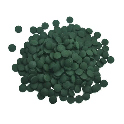 100pcs High Purity Spirulina Tablets Spiral Seaweed Enrichment Favorite Pets Food Fish Crystal Red Shrimp Fish Food Aquarium