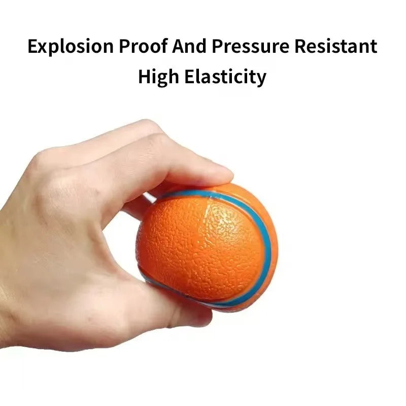 Dog Toy Ball Dog Fetch Ball Toy Tough Pet Ball Puppy Chew Toy Solid Elastic Jumping Ball Pet Accessories For Large Medium Small
