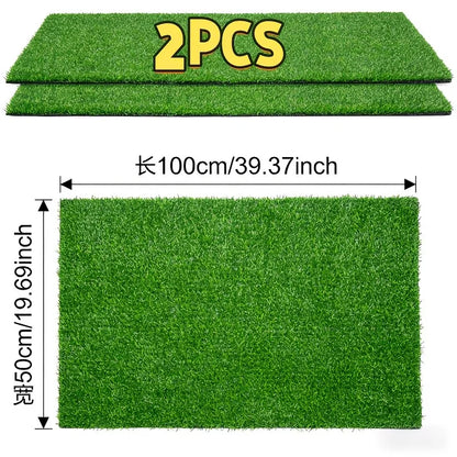 Artificial Grass Turf Simulation Lawn Carpet Yard Landscape Indoor Outdoor Pet Mat THIN