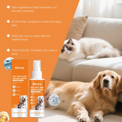 EelJoy Pet Skin Care Spray for Dog Cat Calm Redness Relieve Dryness Moisture Barrier Natural Ingredients Gentle Pet Shield Spray
