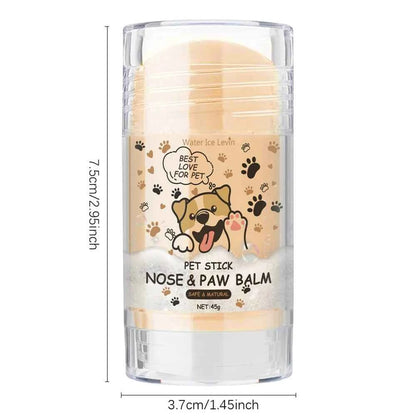 45g Pet Paw Care Cream Stick, Rich in Natural Plant Ingredients, Gently Moisturizes and Quickly Relieves Dry Paws, Cares for the Health of Pet Paws