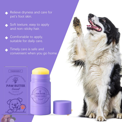 YEGBONG Paw Care Cream for Dogs Deep Moisturizing Improve Drying Not Slipping Coconut Oil Natural Ingredients Pet Paw Balm 30g
