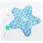 Electric Cat Interactive Hide and Seek Game Pet Toy with Moving Concealed Wand Feather Chargeable Automatic Cats Teaser Toy