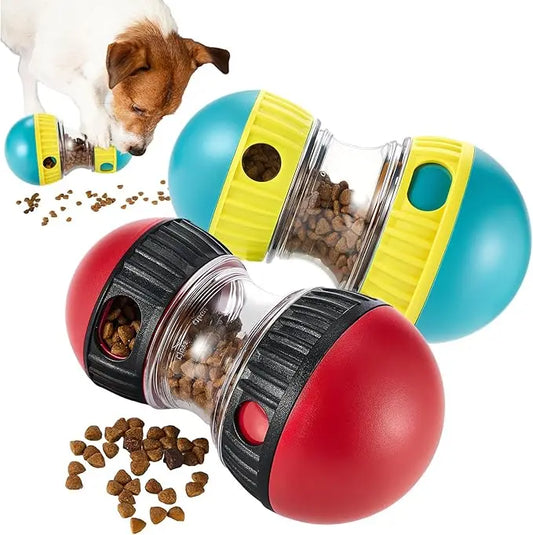 Dog Puzzle Toy Elliptical Track Rolling Increase Intelligence Ball Leaky Food Develop Good Habits Durable Interactive Pet Toys