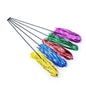 Colorful Ribbon Cat Toy Wand Funny Kitten Rod Teaser Plastic Stick for Pet Cats Interactive Toys