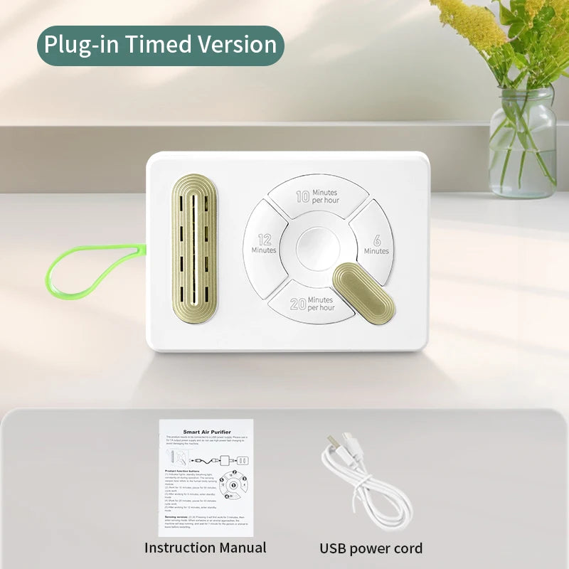 1PC, Pet cat air purifier, built-in sensor, automatic stop and run, USB power supply, purified air, clean air, fresh air, purifi