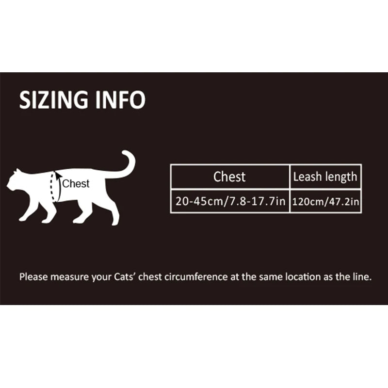 Truelove Pet Cat H-Shape Harness+Leash Set Vest-style and Puppy Chain Special Artifact to Prevent Break Free Home or Out TLH3912