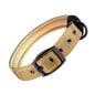 Reflective Striped Dog Collar, Escape-Proof Nylon, Quick-Release Buckle, Soft Padded, for Small Cat, Medium and Large Dogs