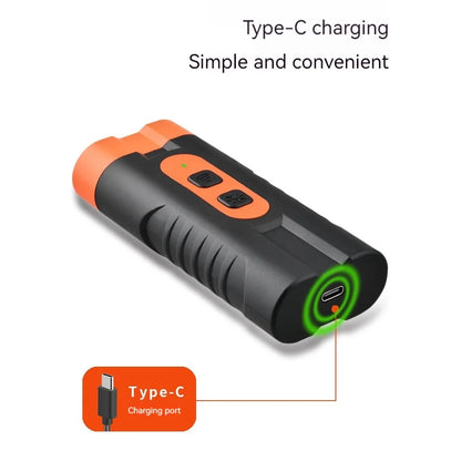 Ultrasonic Dog Repeller Rechargeable Anti Barking Device with LED Flashlight Dog Repellent Dog Training Device Safe for Dogs