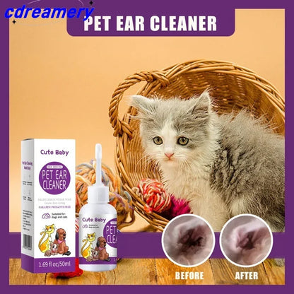 CDY  ear droppings, and ear drops. Suitable for cats and dogs to relieve itching and clean the ear canal