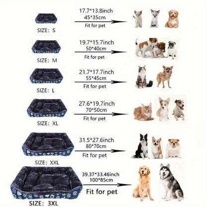 Pet Dog Bed Sofa Mats Winter Pet Products Coussin Chien Accessories Dogs Basket Supplies For Large Medium Small House Cat Bed