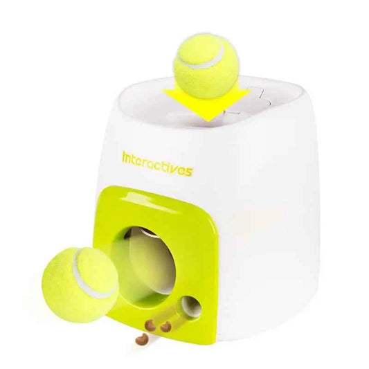 Dog Tennis Ball Launcher Dogs Chase Automatic Toys Food Reward Machine Smart Feeder Throwing Mmachine Pet Ball Thrower
