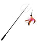 1.8M Cat Teaser Four Section Expandable Cat Fishing Rod Toy with Catnip Interactive Teaser for Kittens Petshop Accessories Durab