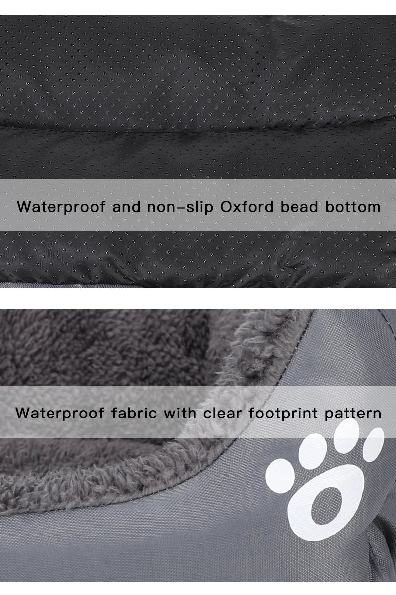 Dog Bed Winter Pet Beds Cat Sofa Accessories Small Big Cushion Dogs Pets Supplies Baskets Large Basket Mat Bedding Kennel Fluffy