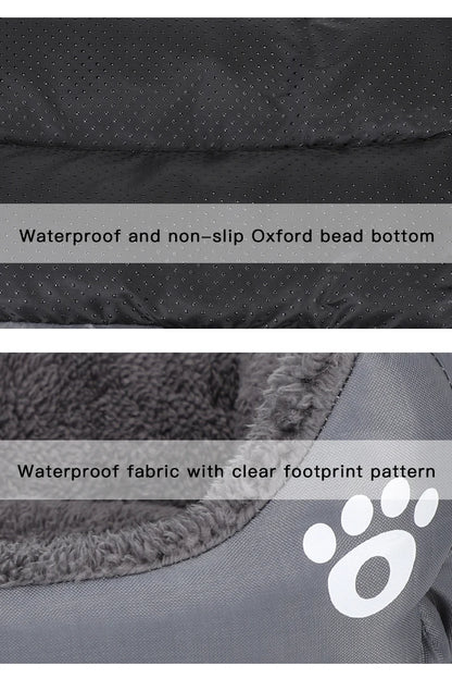 Dog Bed Winter Pet Beds Cat Sofa Accessories Small Big Cushion Dogs Pets Supplies Baskets Large Basket Mat Bedding Kennel Fluffy