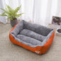 Square Large Dog Bed Soft Cat Sleeping Sofa Winter Warm Basket for Dog Waterproof Dog House for Small Cat Kennel Accessories