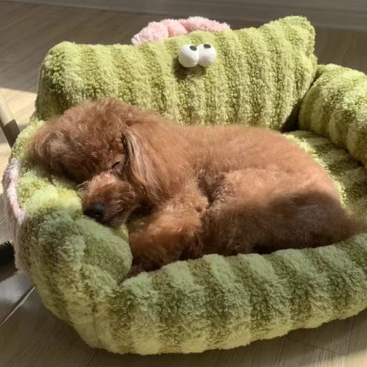 Puppy special sofa kennel winter warm pet Internet celebrity cat nest small dog dog sleeping mat cushion winter bed