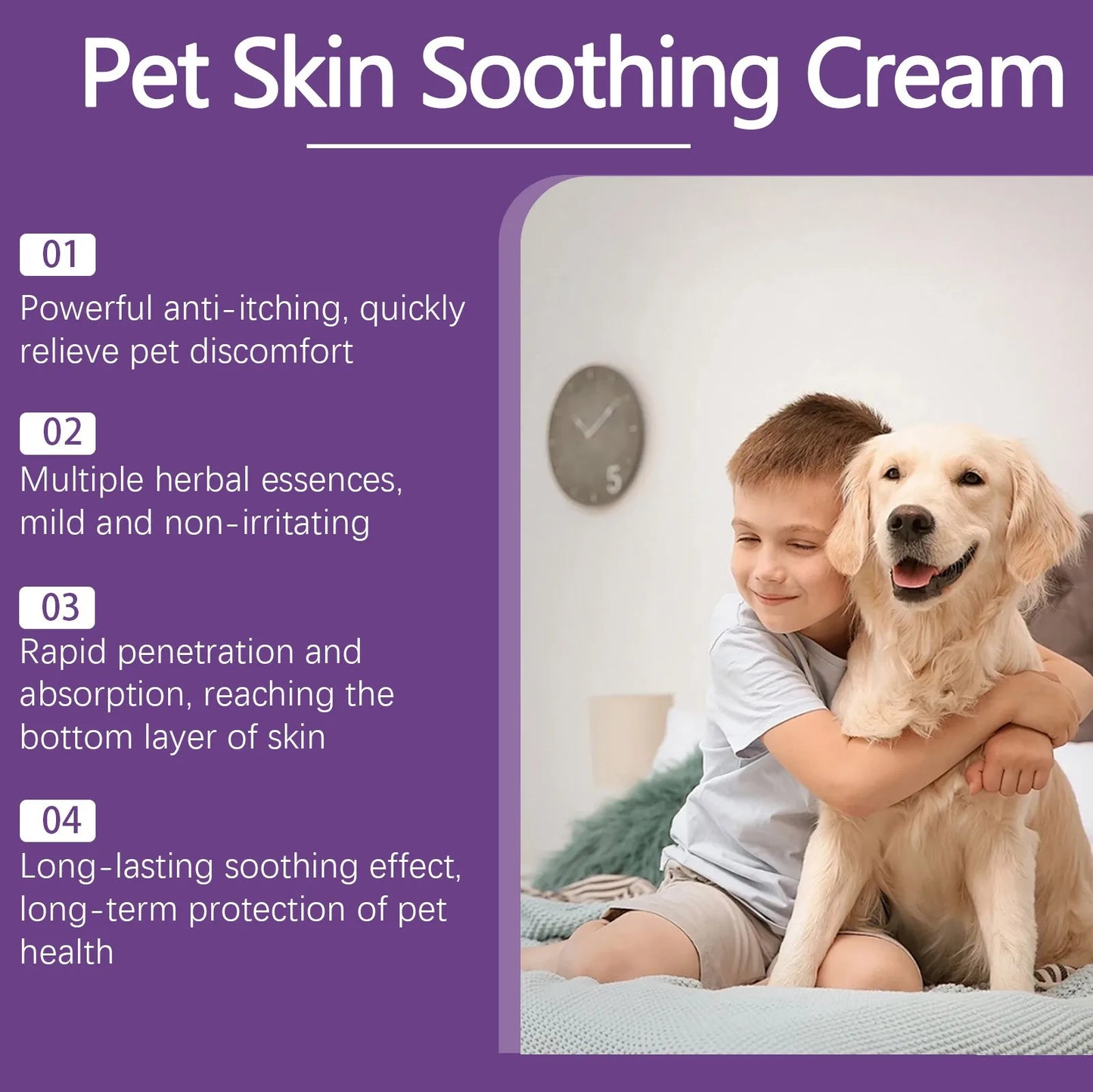 Pet Skin Care Cream Dry Itchy Skin Soothing Lotion For Dogs And Cats Itchy Skin Relief Cream For Cats Paw Lotion Soothing Balm