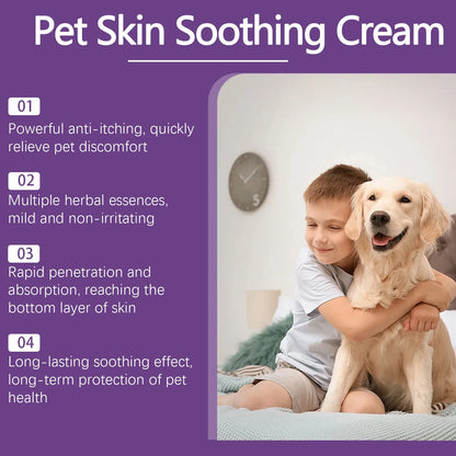 Pet Skin Care Cream Dry Itchy Skin Soothing Lotion For Dogs And Cats Itchy Skin Relief Cream For Cats Paw Lotion Soothing Balm