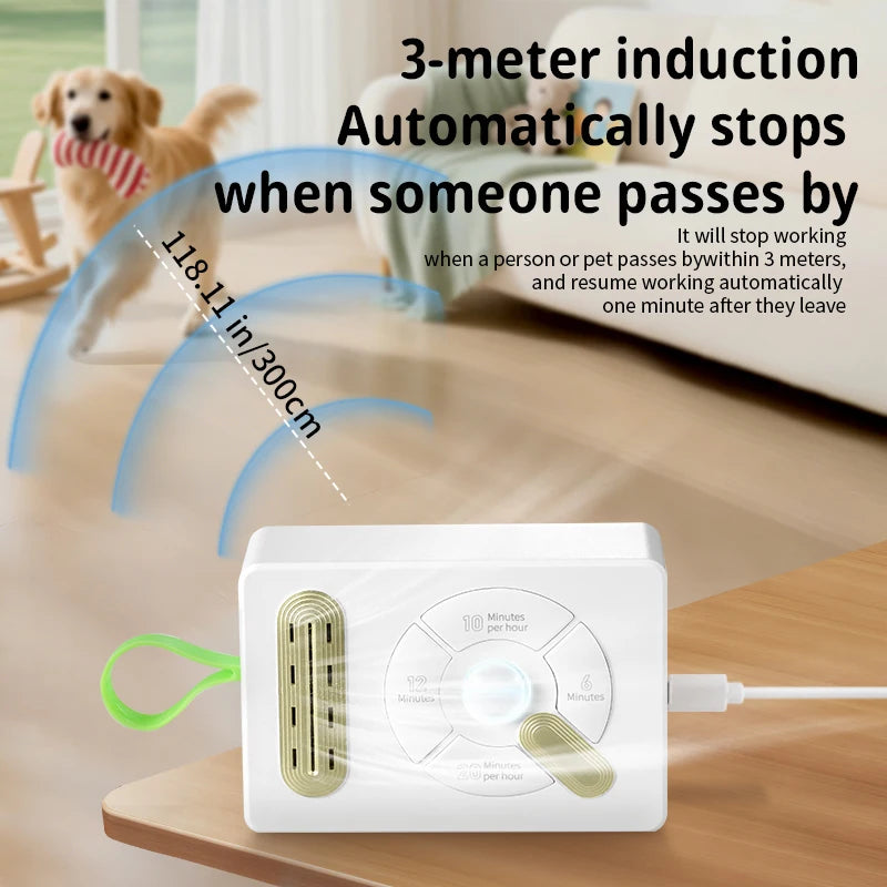 1PC, Pet cat air purifier, built-in sensor, automatic stop and run, USB power supply, purified air, clean air, fresh air, purifi