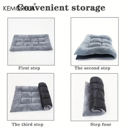 Winter Dog Car Seat Mat, Thick Warmth & Non-Slip Bottom, For SUV Sedan Truck Bed Mat for Winter & Road Trips, Machine Washable