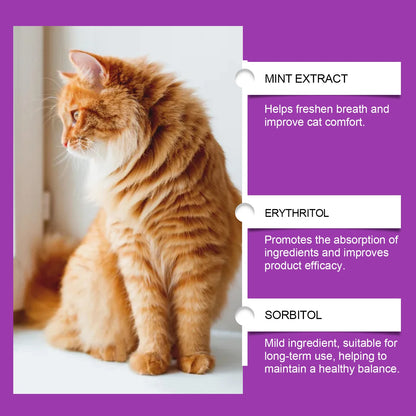 15-in-1 Pet Cat Vitamin Drops Boost Cats' Immune System, Resist Diseases Care Pets' Discomfort Daily Care Vitamin Supplement