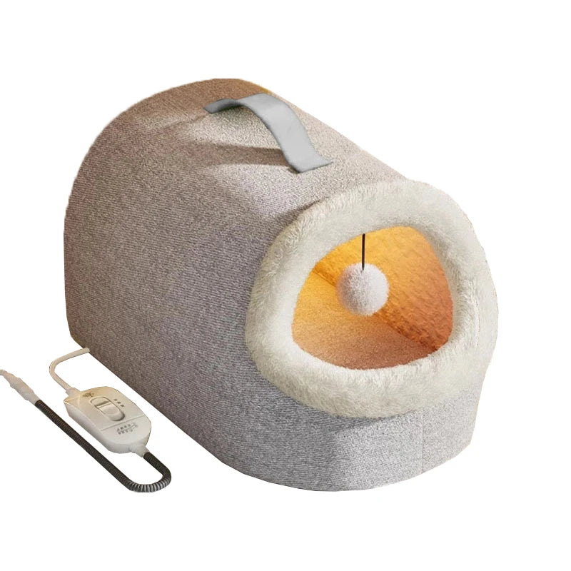 Heating Cat House, Cat Nest, Electric Blanket, Winter Warmth, Closed Temperature Control, Cat Safety Nest, Pet Sleeping Supplies