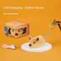 Smart Running Mouse Cat Toy Interactive Random Moving Electric Toys USB charging Simulation Mice Kitten Self-Playing Plush Toys