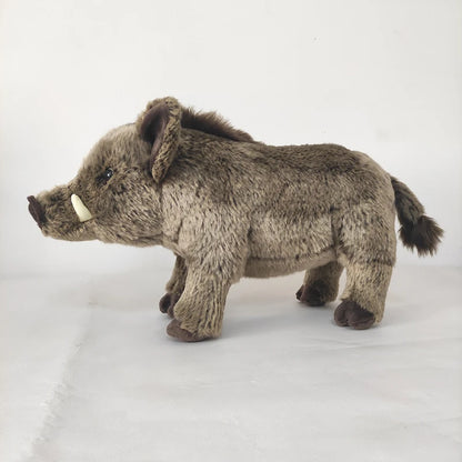 Vicious African Pig Plush Toy Frightening Wild Boar Stuffed Animal Dolls Ideal Birthday Gifts For Boys Decoration Dropshipping