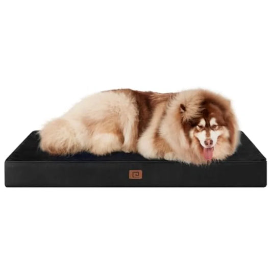 Waterproof Dog Bed Orthopedic 47"x29" Memory Foam Pet Bed for XXLarge Dog Bed Washable Pet Mat with Removable Cover