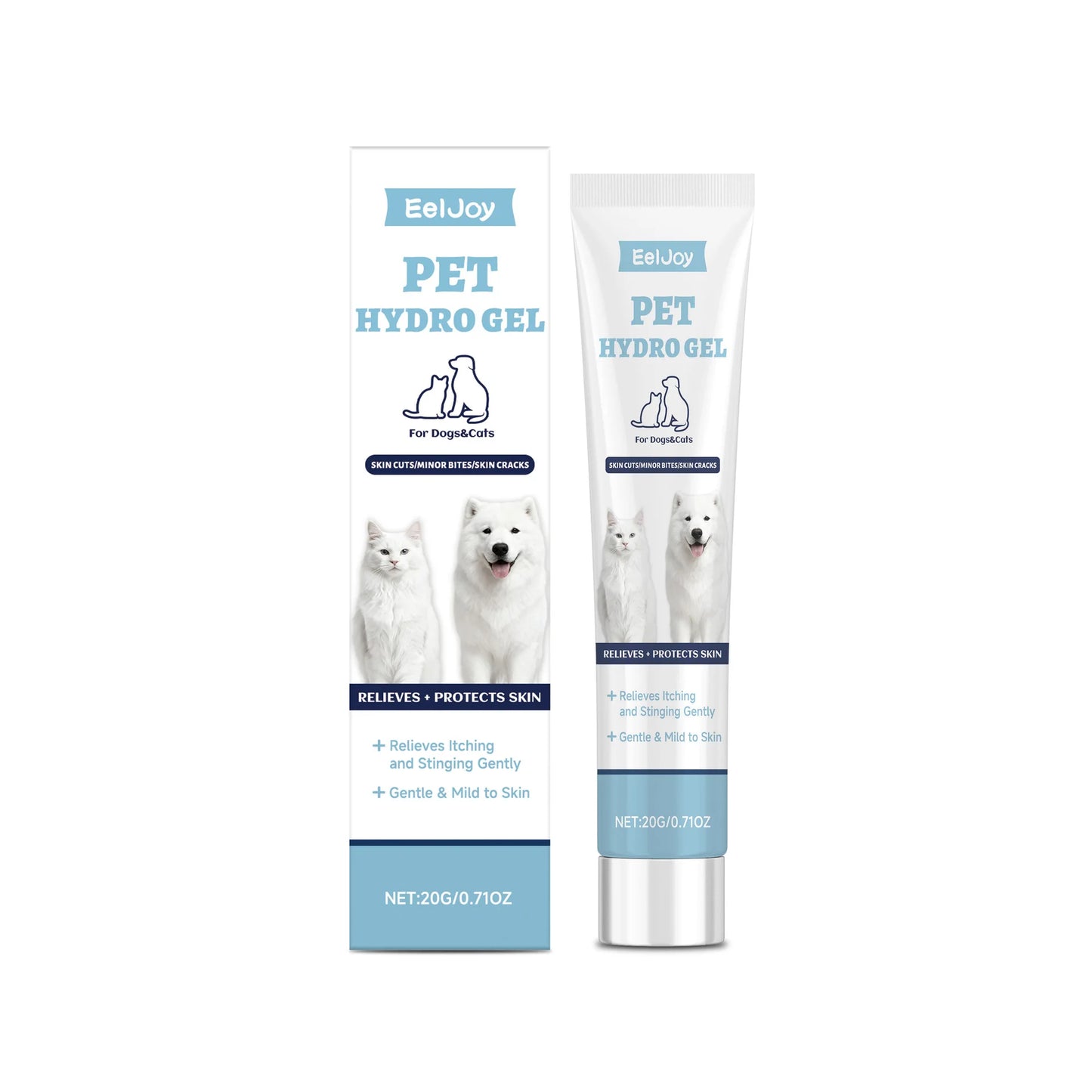 Pet Skin Care Gel Relieve Discomfort For Dogs Cats Control Alleviate Reduce Scratching Licking Portable Pet Wound Treatment Gels