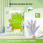 Pet Unwashed Gloves, Dog Bath Deodorizing, Cat Puppy and Kitten Dry Cleaning, Paw Wet Wipes, Cleaning Supplies 6 Pieces