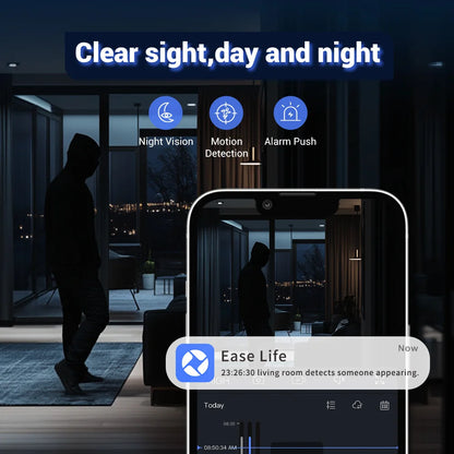 BoyKeep App 5G Security Baby Camera Indoor Home Security Wifi 1080P Pet Dog Camera with Phone App Motion Detection 2-Way Talk