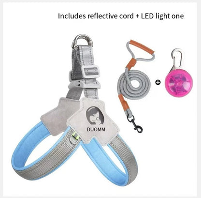 New Style Saddle Style Dog Chest Harness Breathable Reflective Pet Leash Comfortable Chest Strap for Dogs