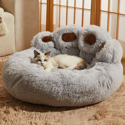 Dog Bed Winter Cat Pet Sofa Cute  Shape Comfortable Pet Sleeping Beds For Small Medium Large Soft Fluffy Cushion Dog Bed