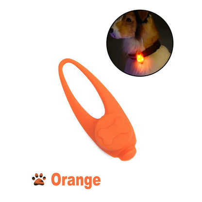 Night Safety Pet Pendant LED Light for Dogs Cats, Glowing Anti-Lost Collar Tag for Night Walking Teddy Small Pets Supplies