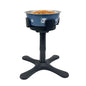 Adjustable Elevated Dog Bowl Stand with Non-Slip Base 3 Height Tilt Settings 14-24.5cm Bowls Stainless Steel Dish for Dogs Cats
