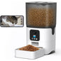Dog Pet Feeder with HD 1080p Camera, Real-Time Two-Way Audio, Monitoring, Motion Detection, Night Vision, Compatible with Alexa
