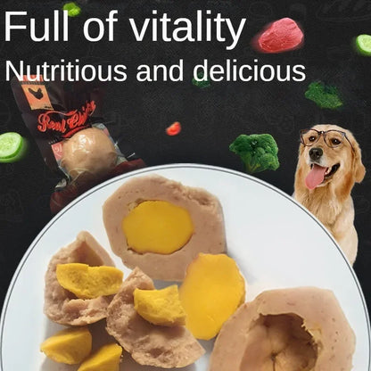 Pet Food Dog Cat Snacks Strong Muscles Snacks for Meat and Eggs Cat Fat Hair Gills Dog Cat Reward Snacks Dog Birthday Snacks